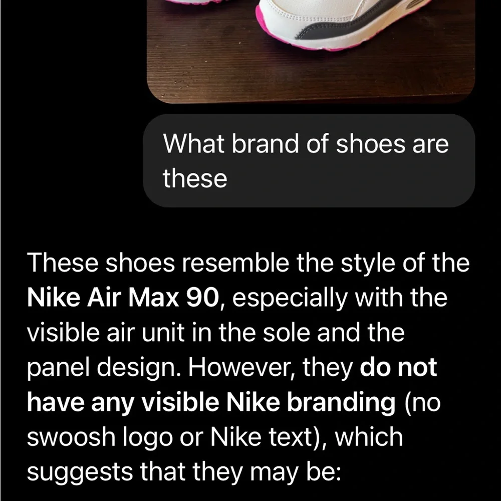 Source Unknown White and Pink Sneakers Sleek Design - Picture 5 of 5